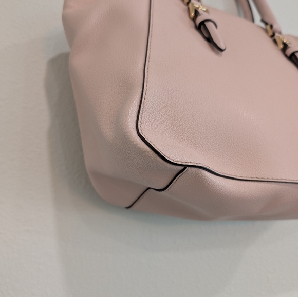 Michael Kors Charlotte Pink Saffiano Leather Purse Handbag - Picture 7 of 11